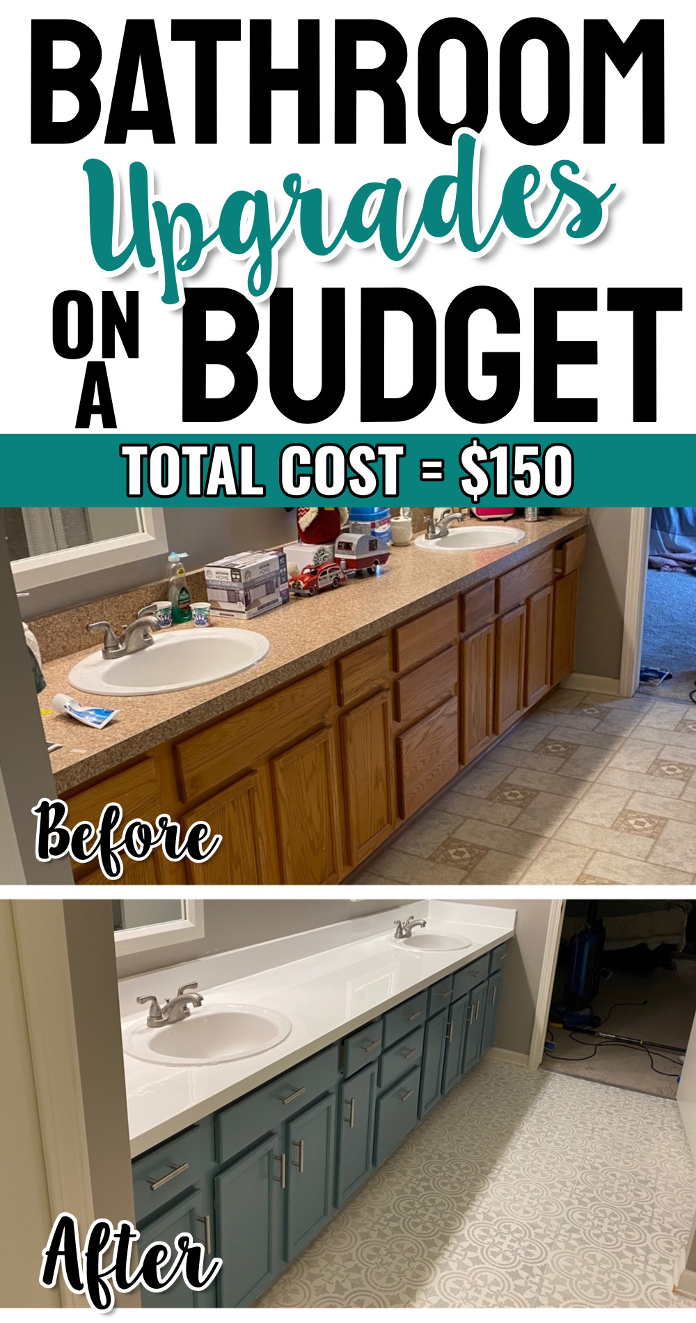 small bathroom upgrades on a budget