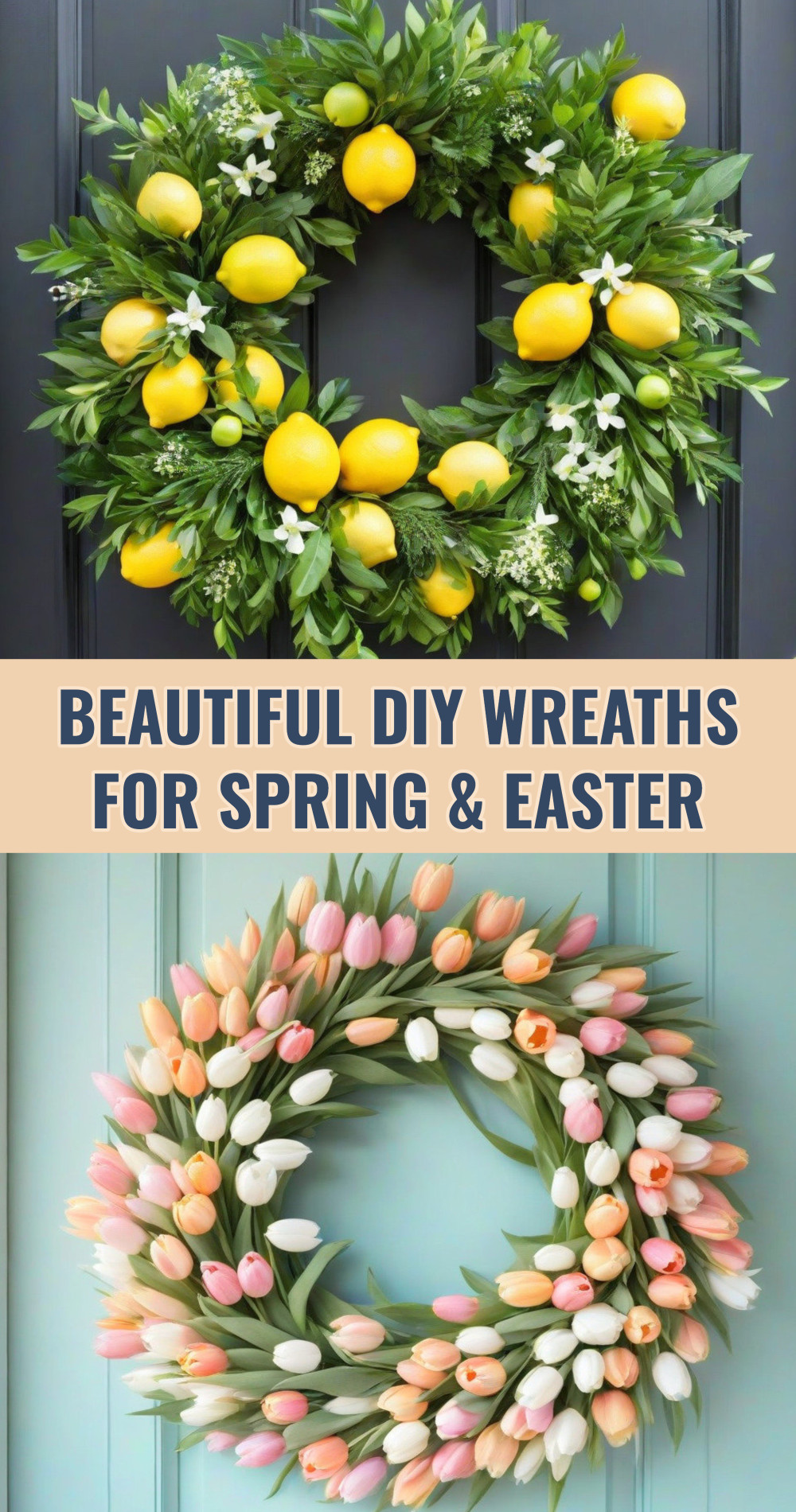 Beautiful DIY Wreaths For Spring and Easter