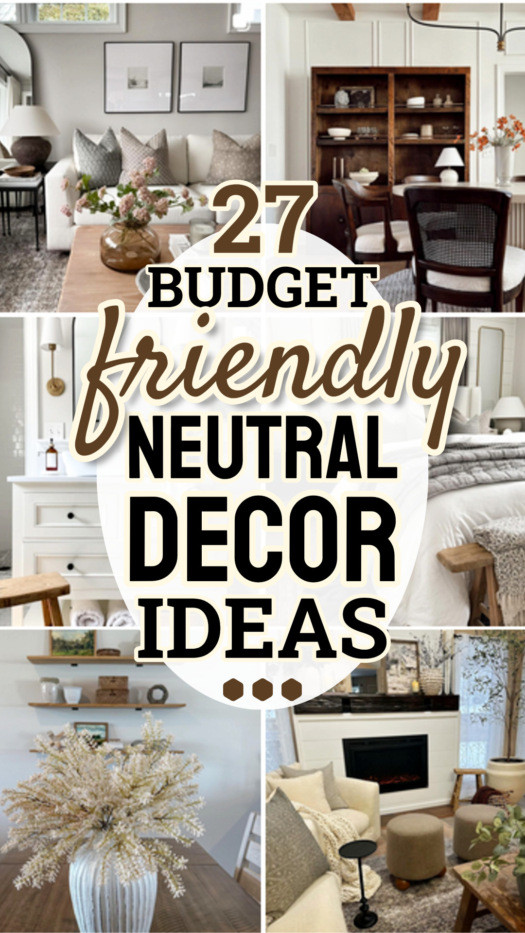 budget-friendly neutral decor ideas