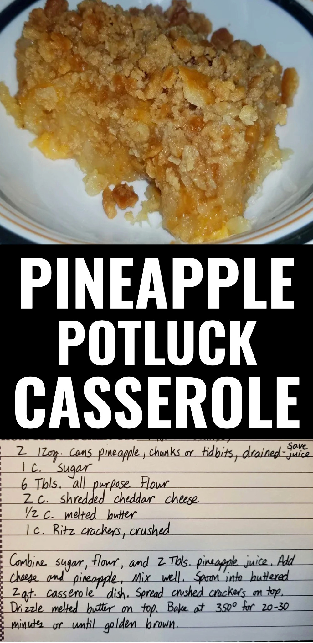 Pineapple Potluck Casserole