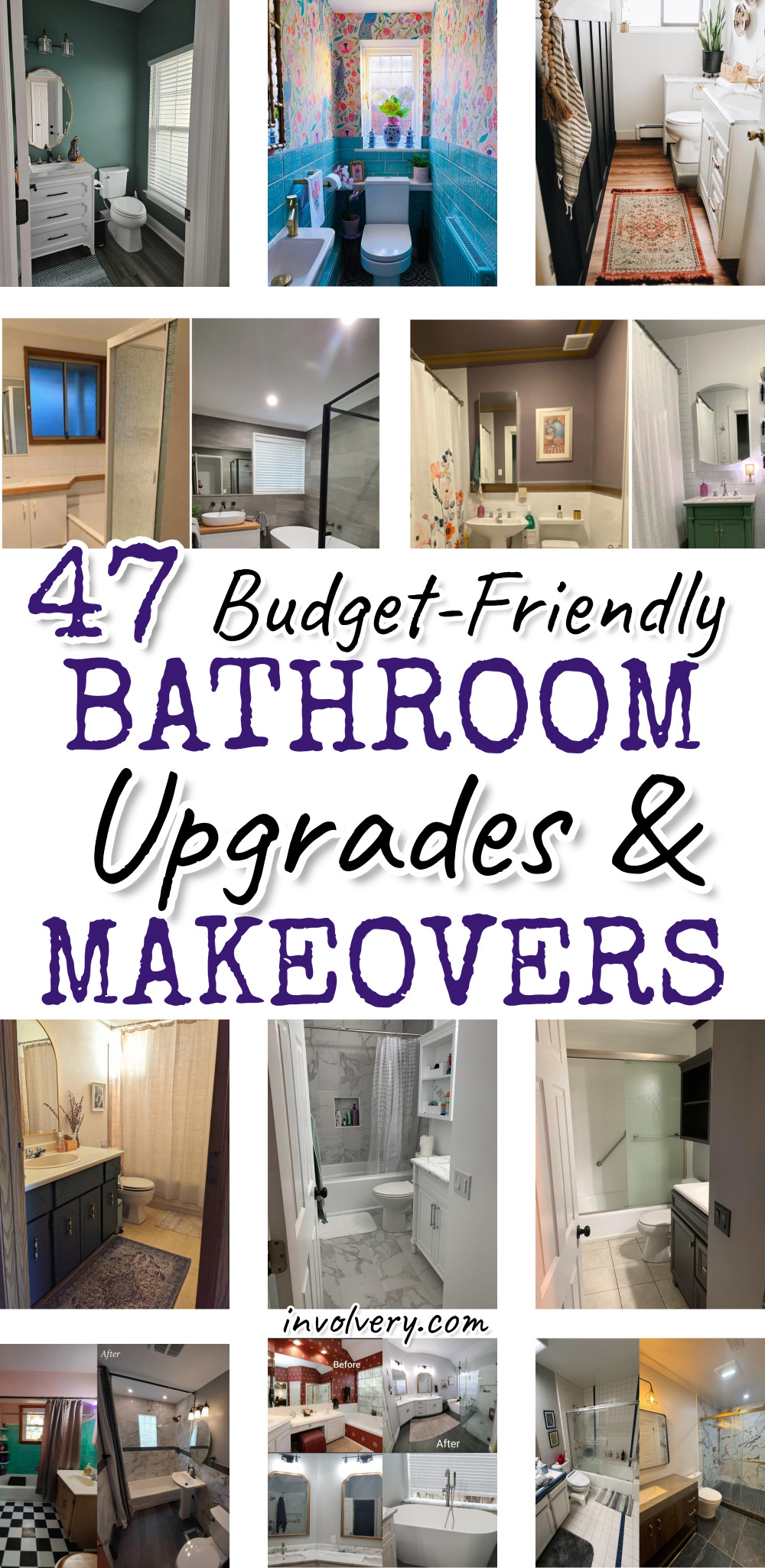 Bathroom Makeovers Before and After Budget-Friendly Upgrades
