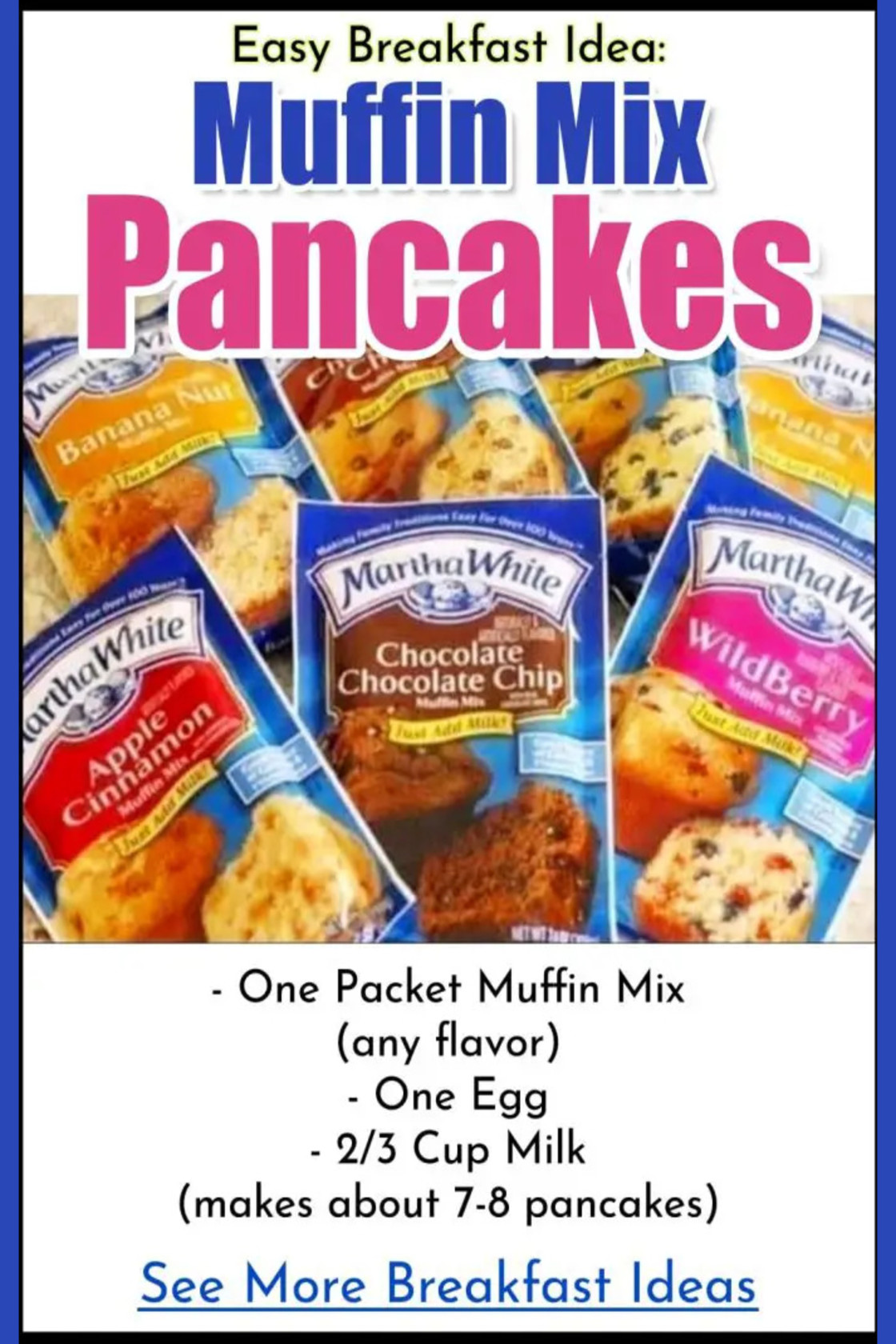 Muffin Mix Pancakes