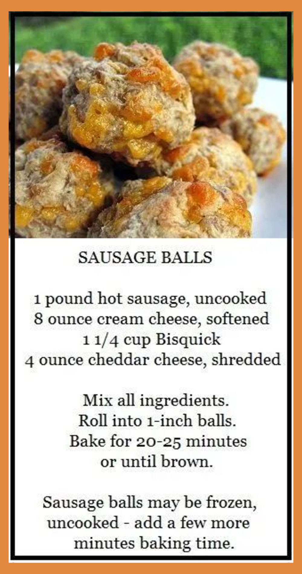 4 Ingredient Sausage Balls