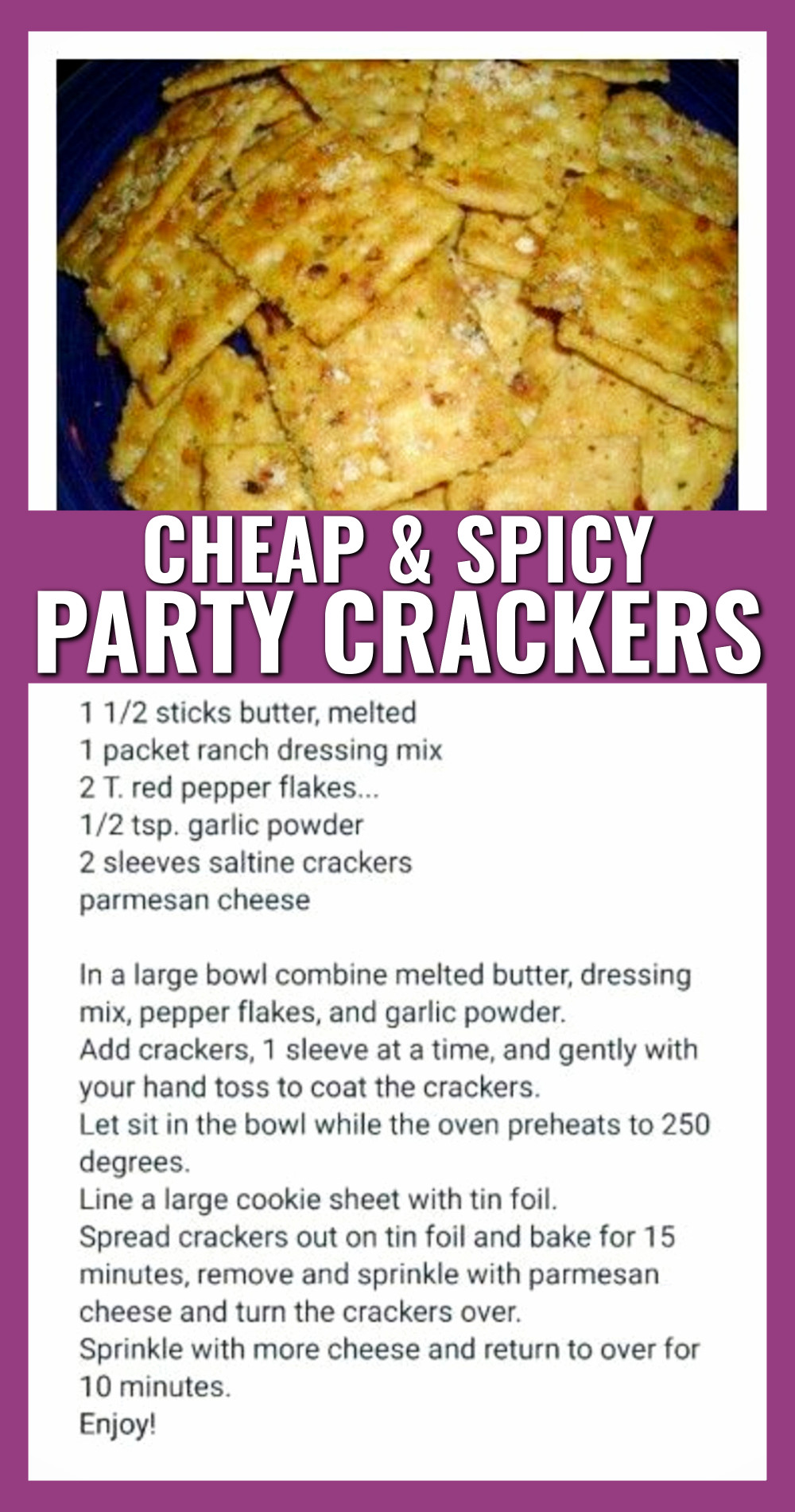 Spicy Party Crackers