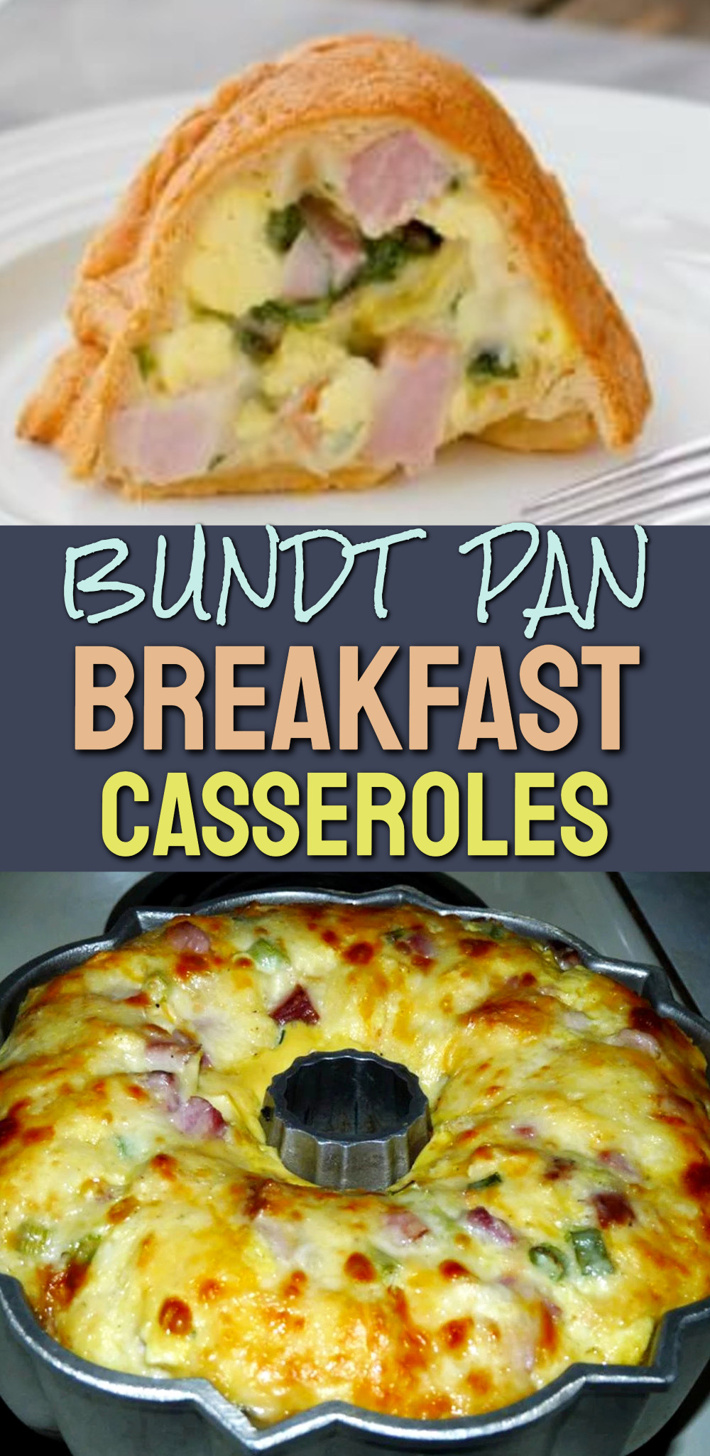 Bundt Pan Breakfast Casseroles For Feeding a Brunch Potluck Party Crowd