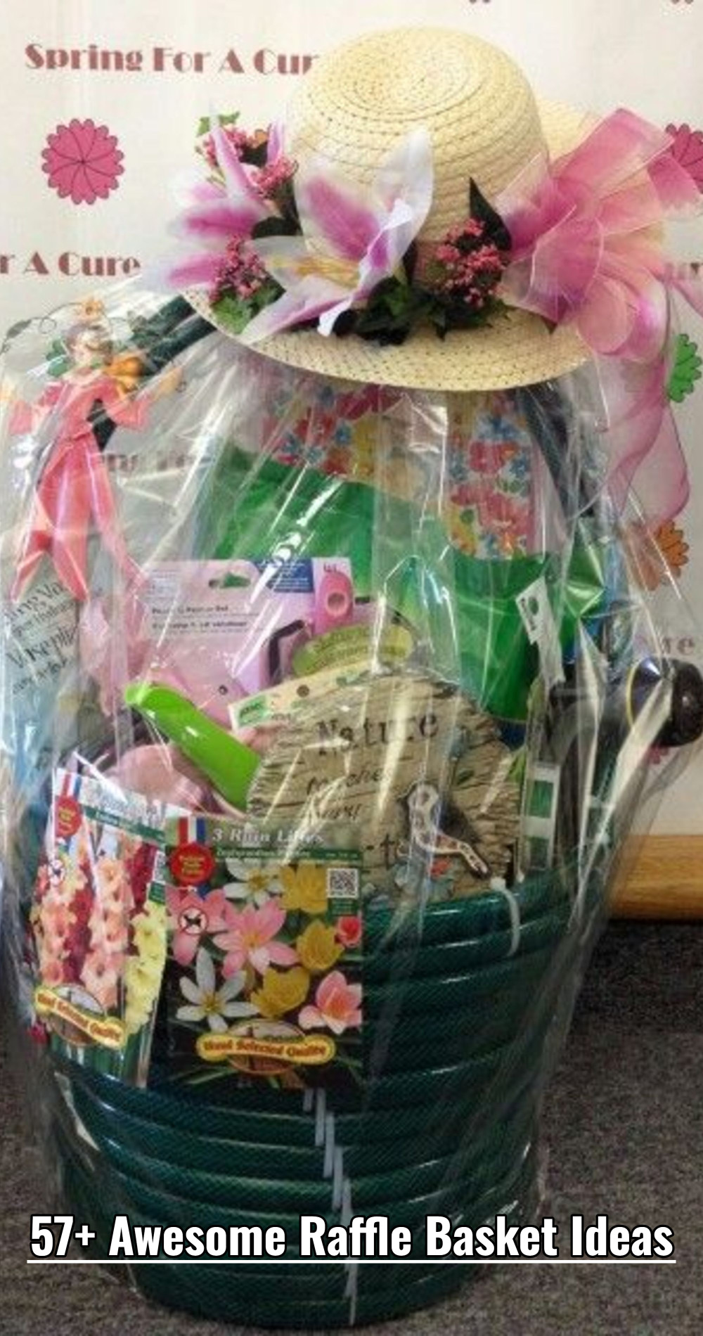 Spring Gardening Theme Auction Raffle Basket - 57+ Awesome Raffle Basket Ideas
