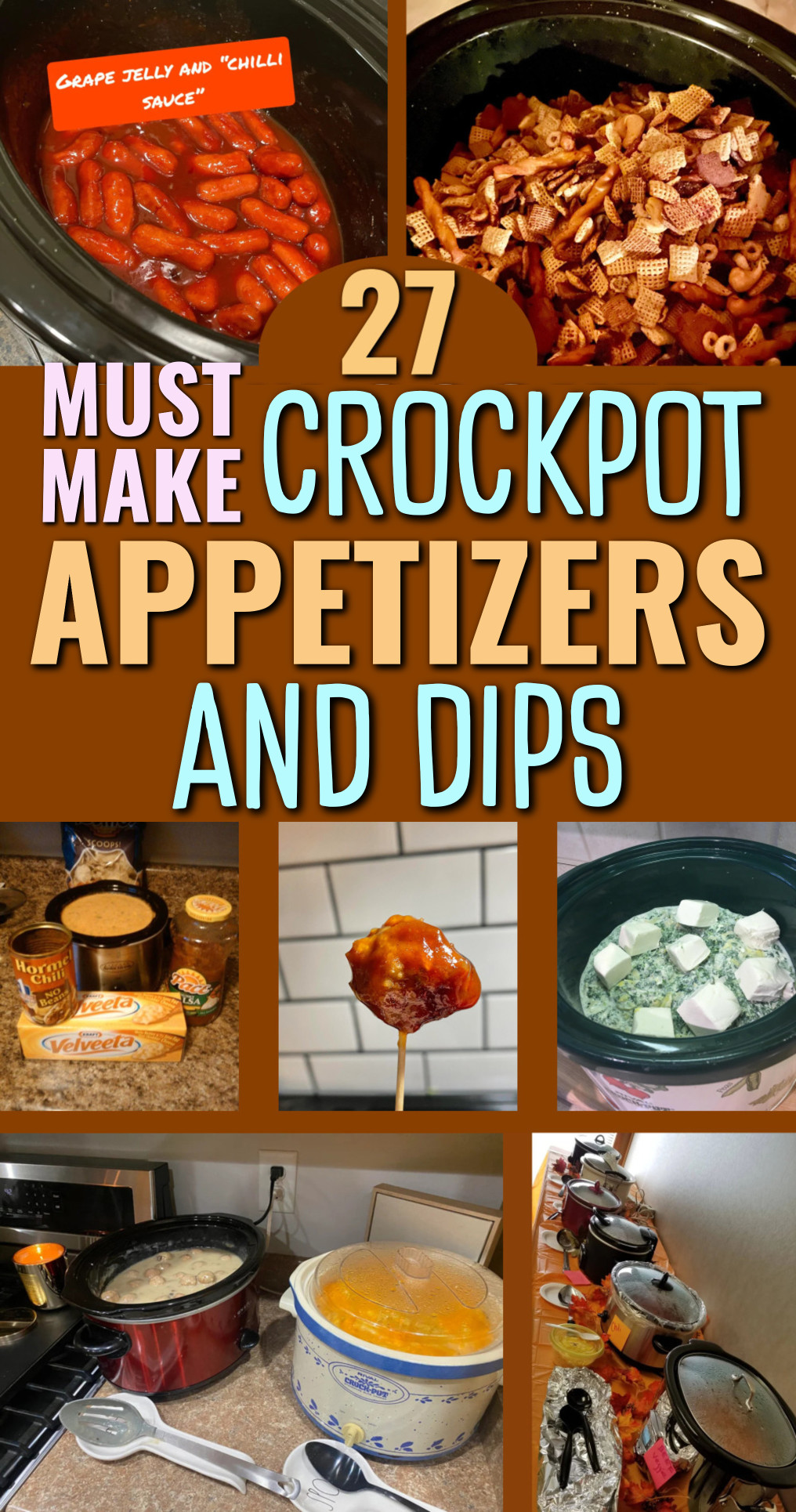 27 Must Make Crockpot Appetizers and Dips