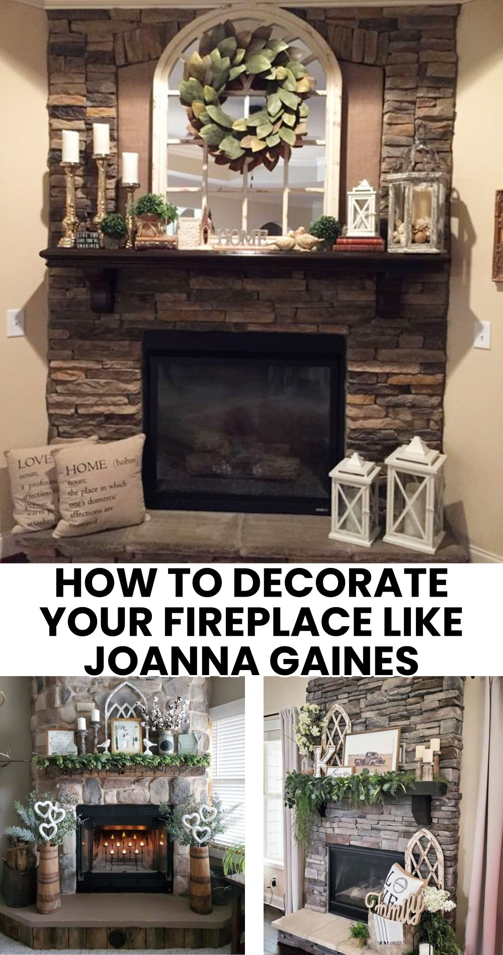 How To Decorate Your Fireplace Like Joanna Gaines