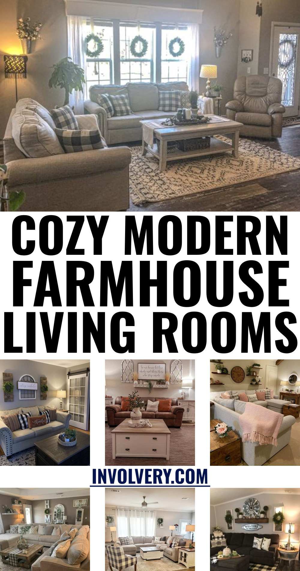 cozy modern farmhouse living room ideas