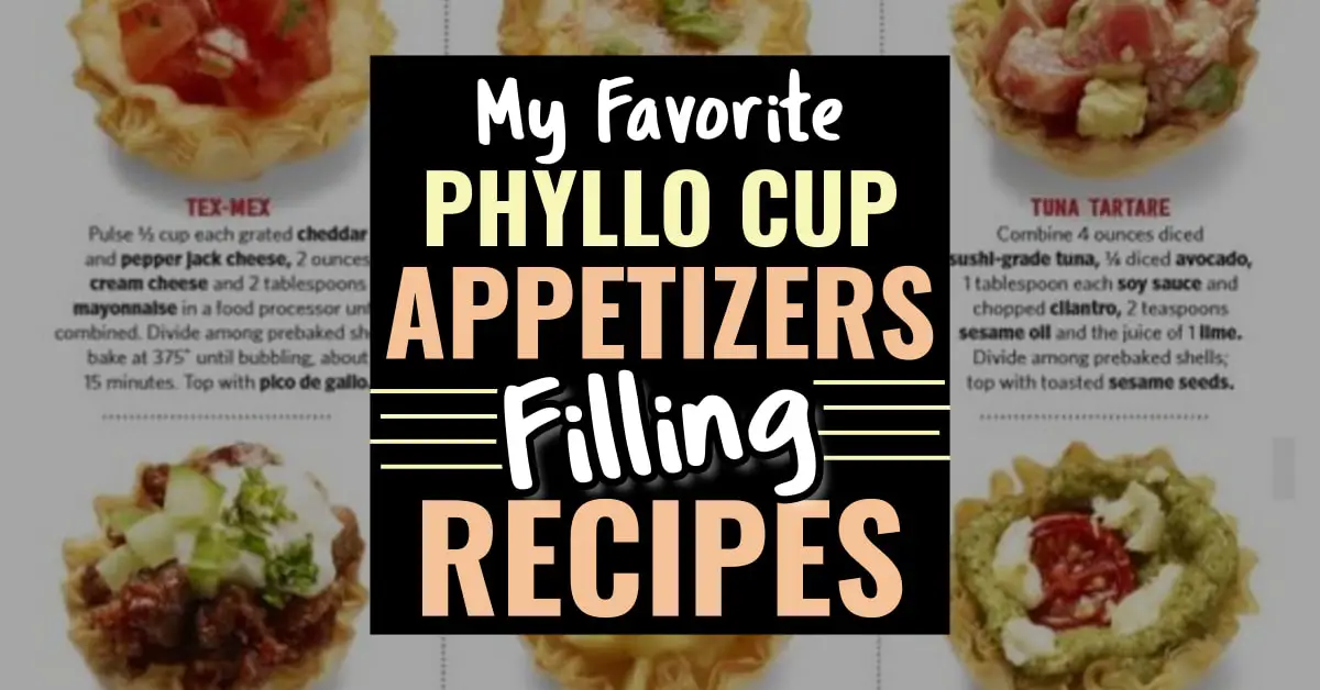 phyllo cups appetizers featured