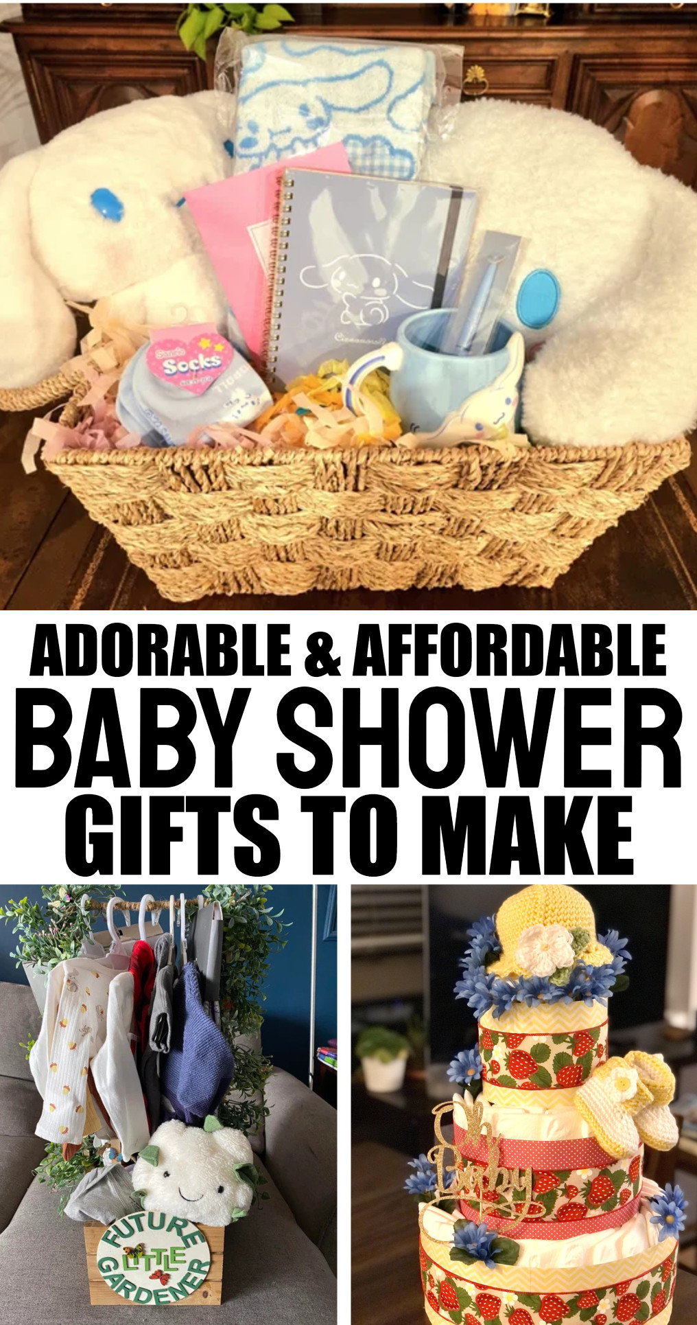 adorable and affordable baby shower gifts to make