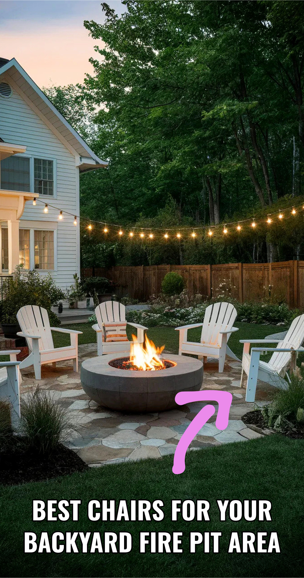 Best chairs for your backyard fire pit area