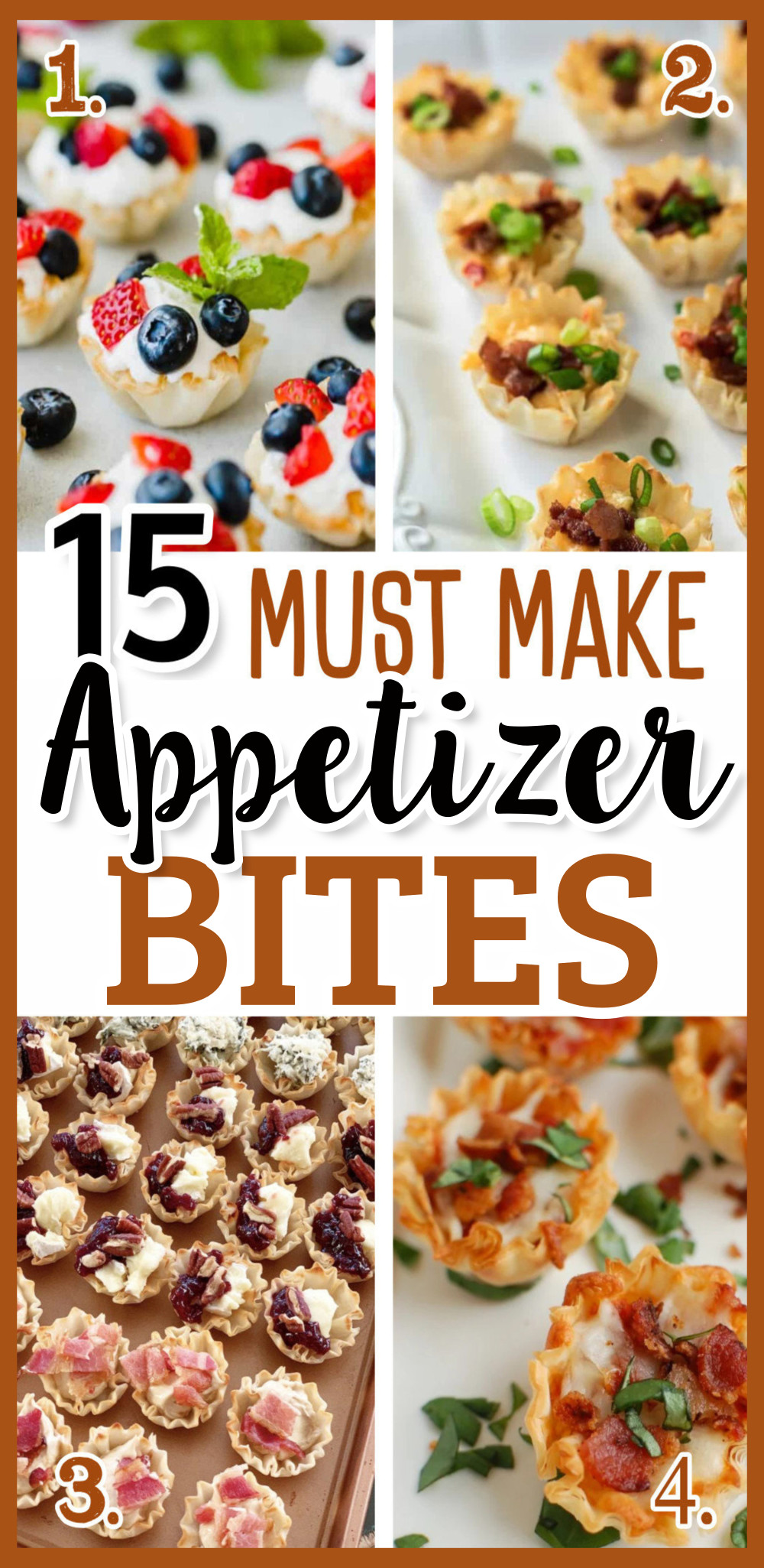 15 must make appetizers bites
