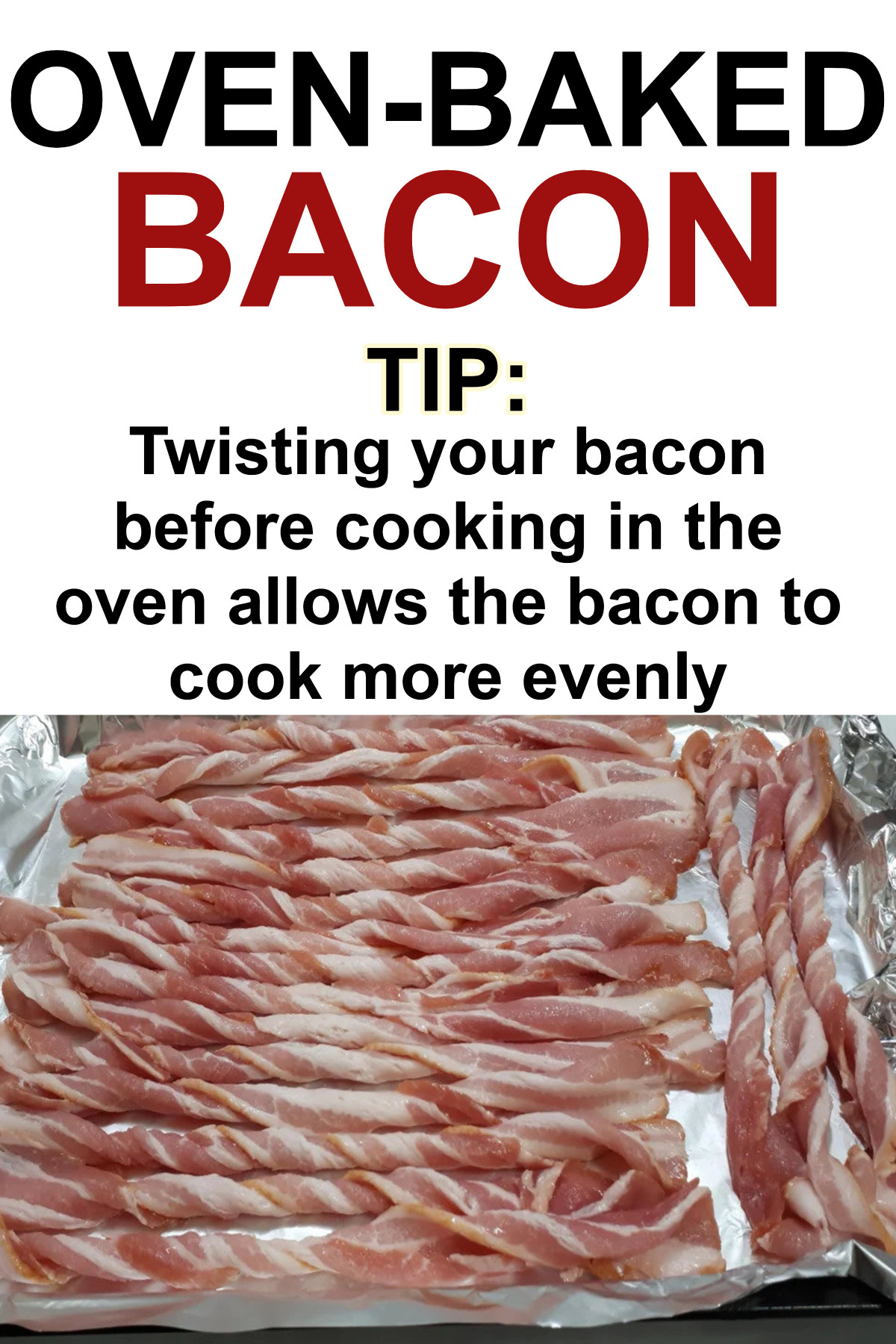 Oven Baked Bacon Cooking Tip