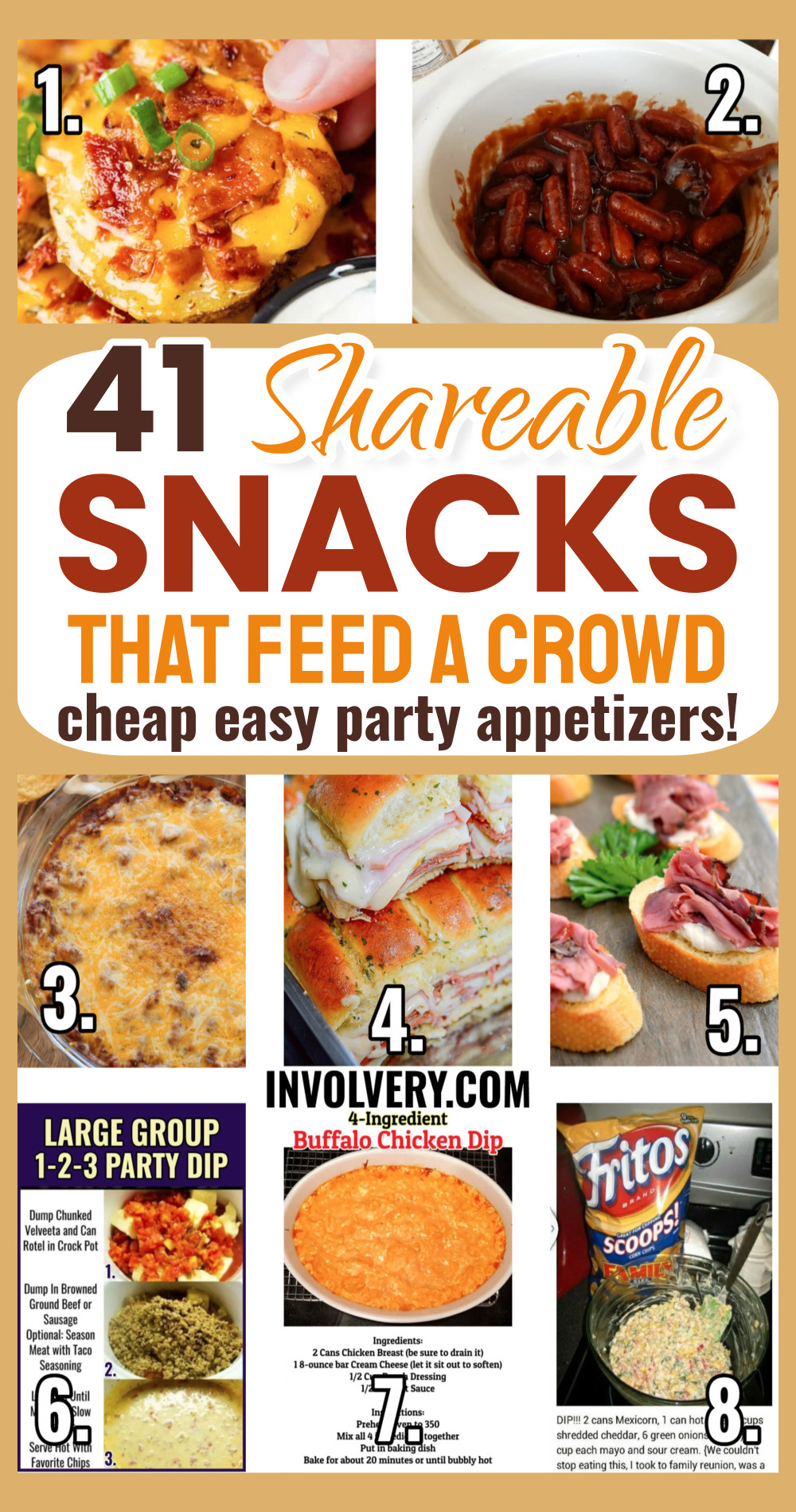 shareable snacks that feed a crowd cheap easy party appetizers