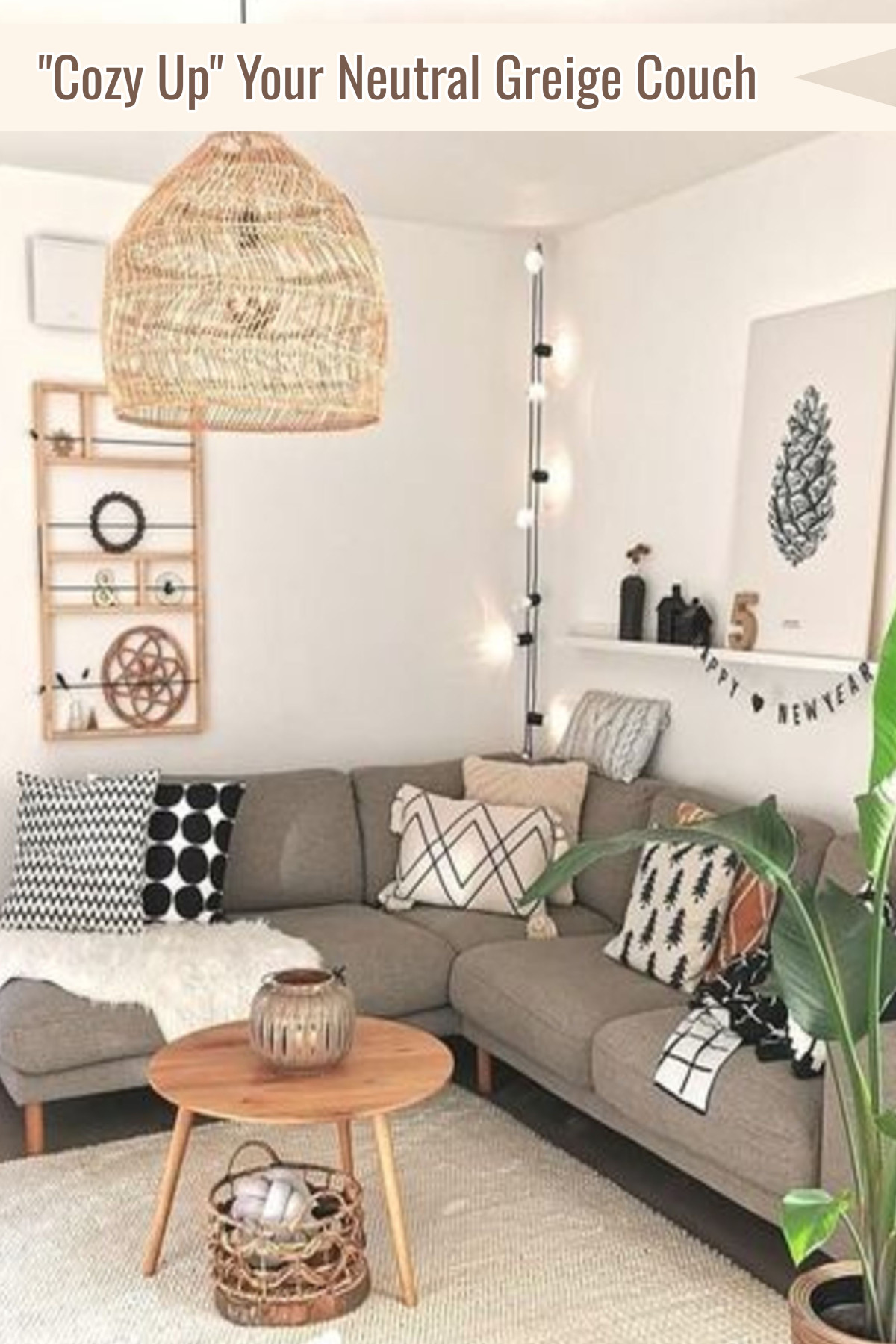 Cozy Up Your Neutral Greige Couch