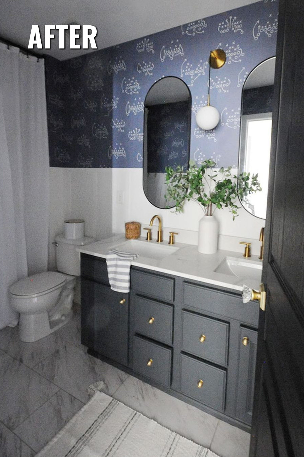 Small Bathroom Remodels - Before, After, Colors & Decorating Ideas (all on a budget!)
