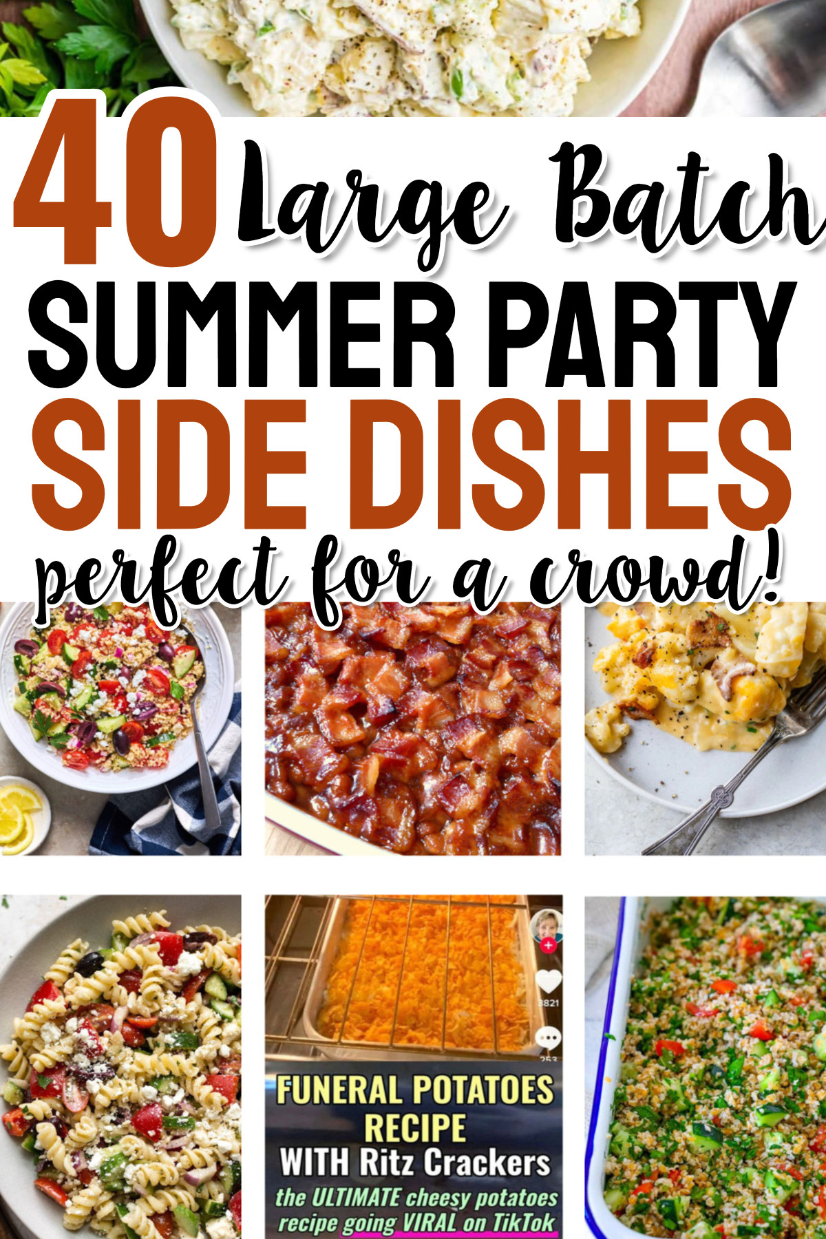 Large Batch Summer Party Side Dishes