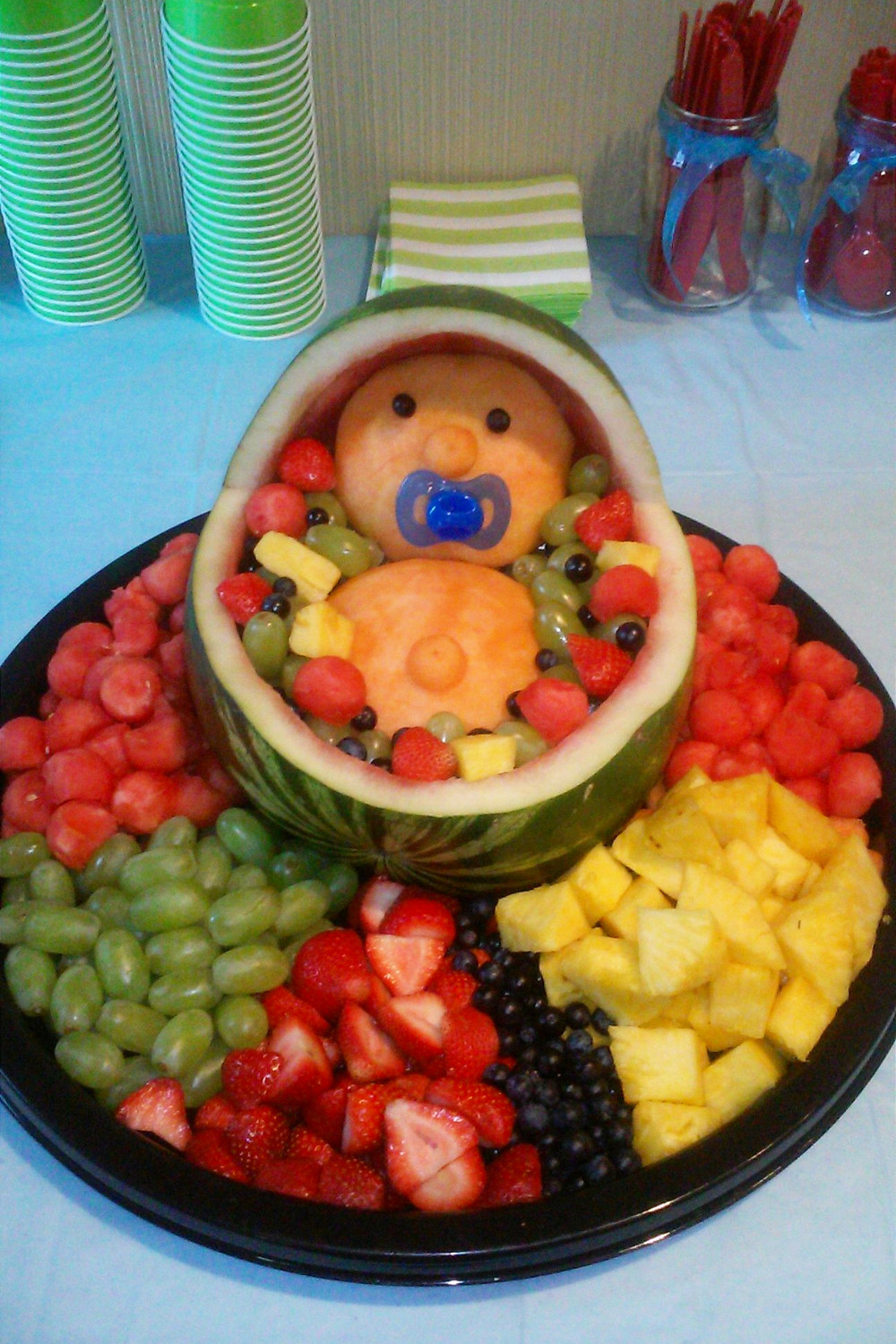 Coed Baby shower fruit bowl appetizer