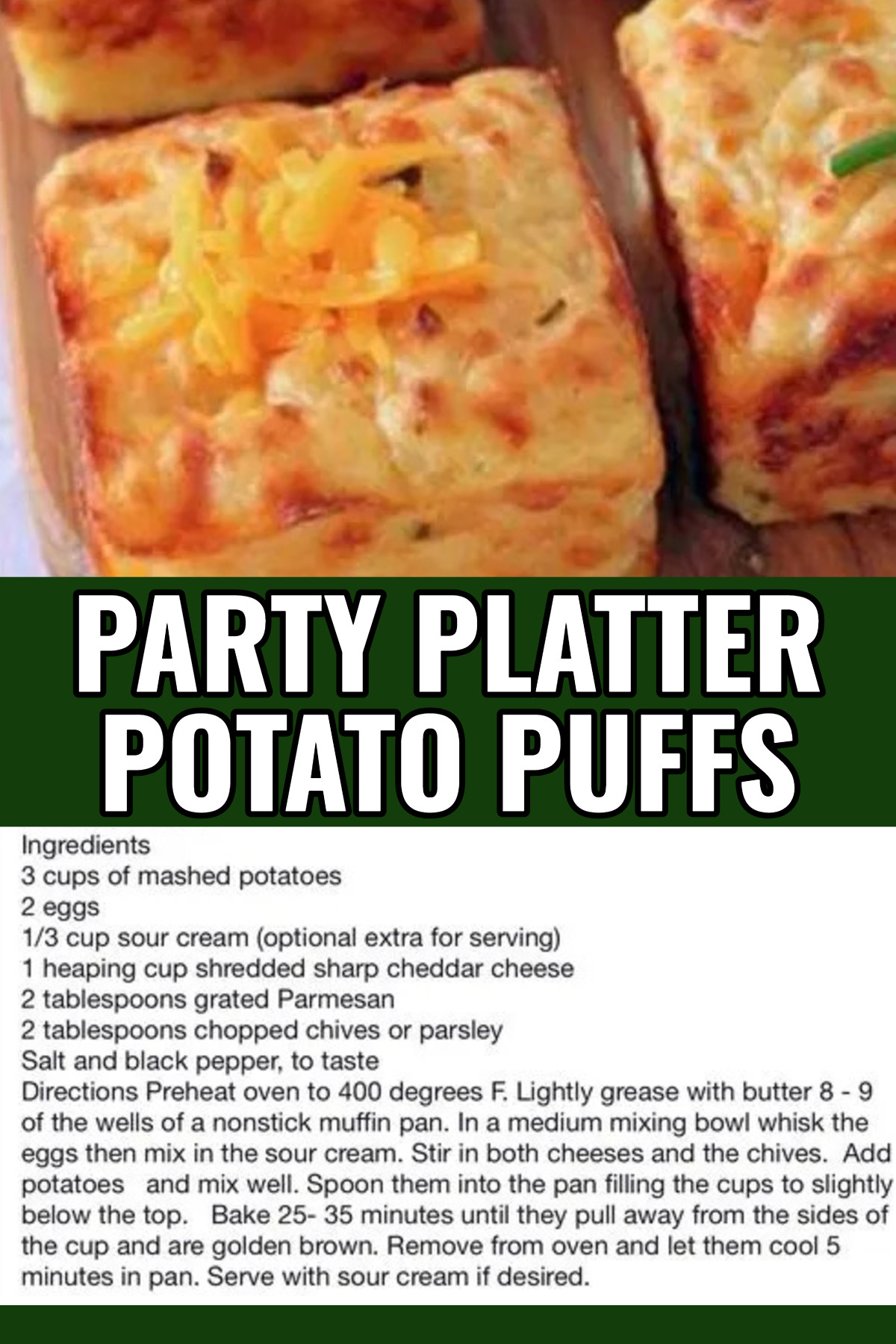 Party Platter Potato Puff Finger Food Bites