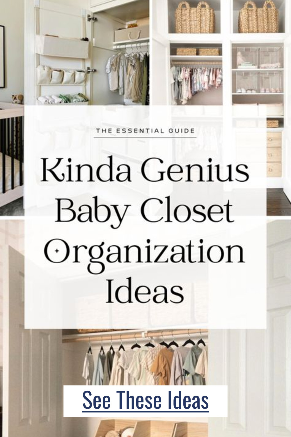 21+ Must-See Nursery Closet Organization Essentials