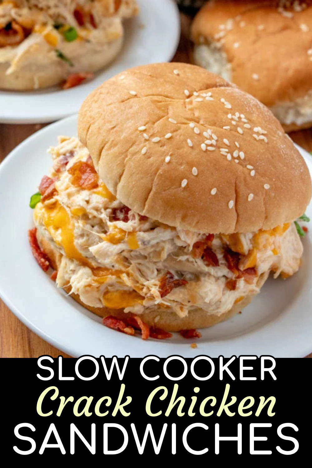 Slow Cooker Crack Chicken Sandwiches Recipe