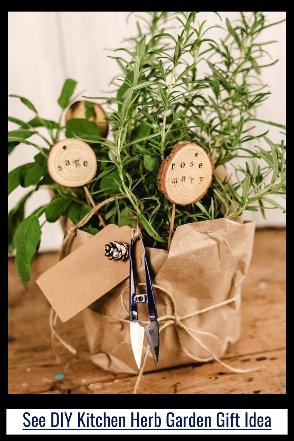 DIY Kitchen Herb Garden Gift Idea