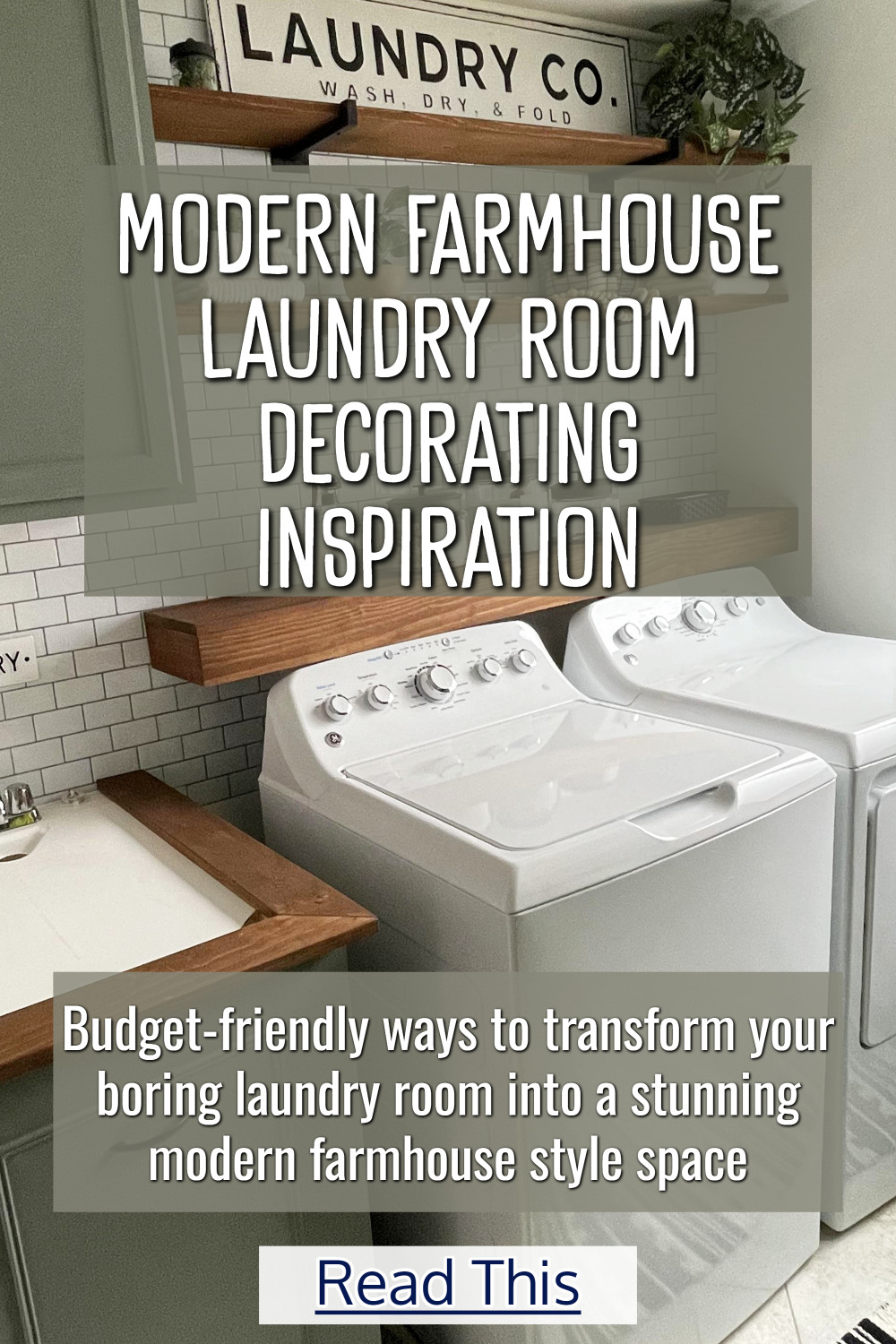 Modern Farmhouse Laundry Room Ideas