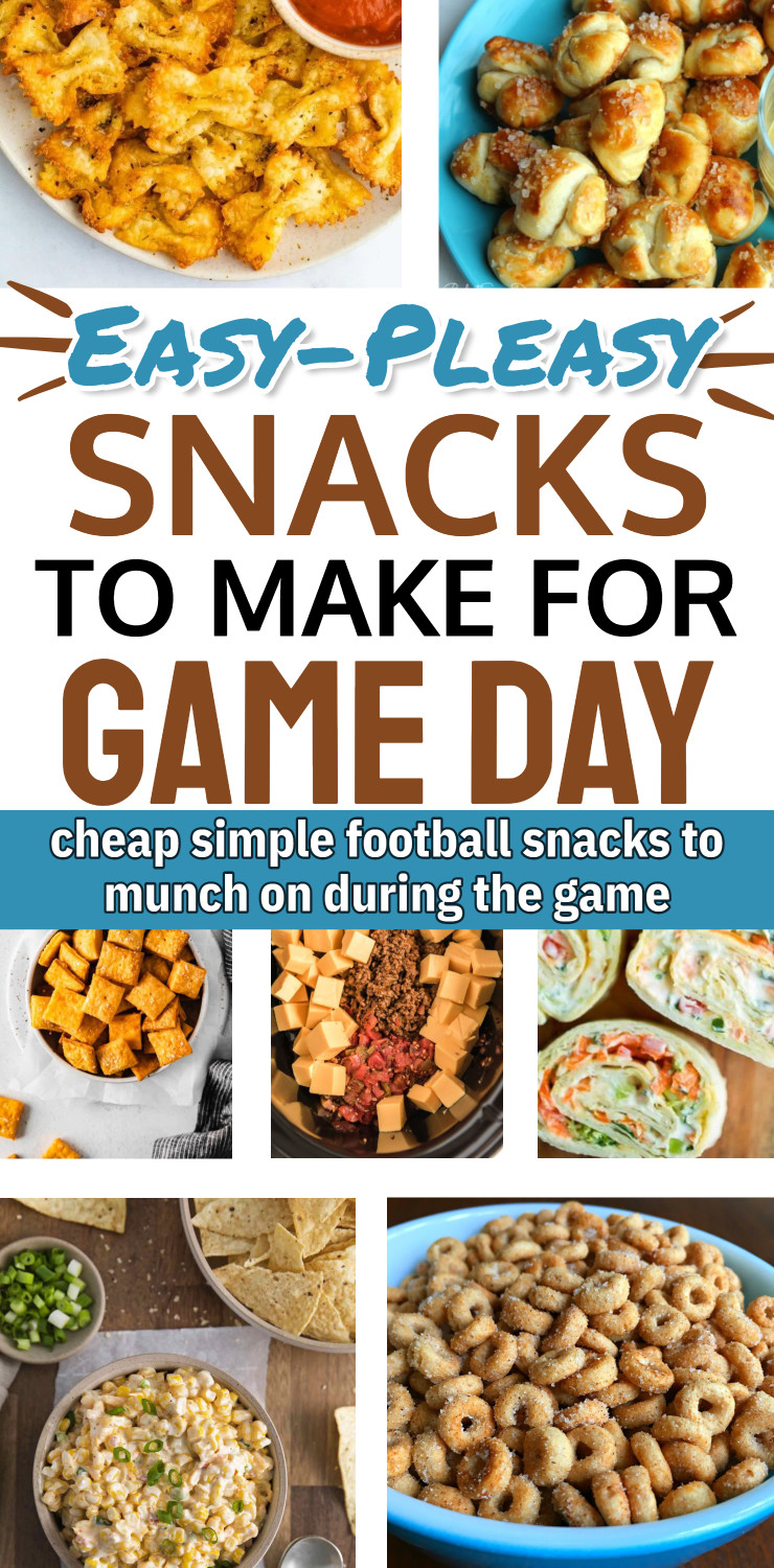 Easy-Pleasy Snacks To Make For Game Day