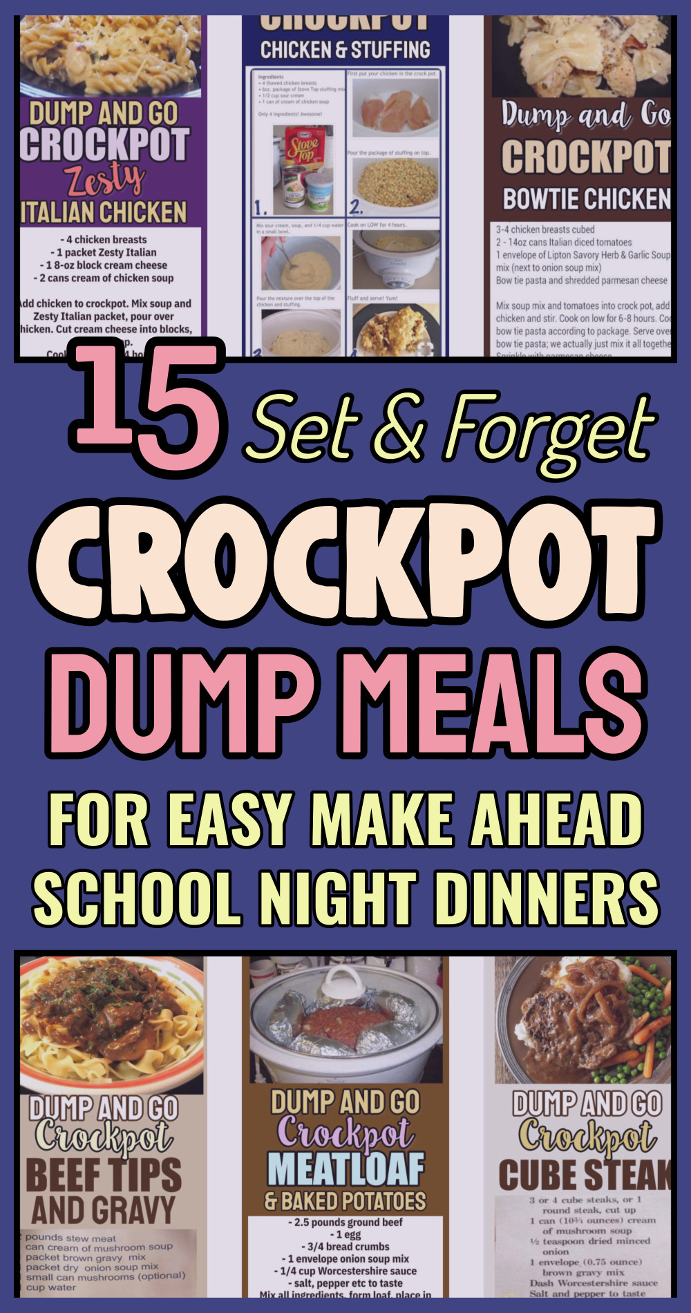 back to school crockpot meals