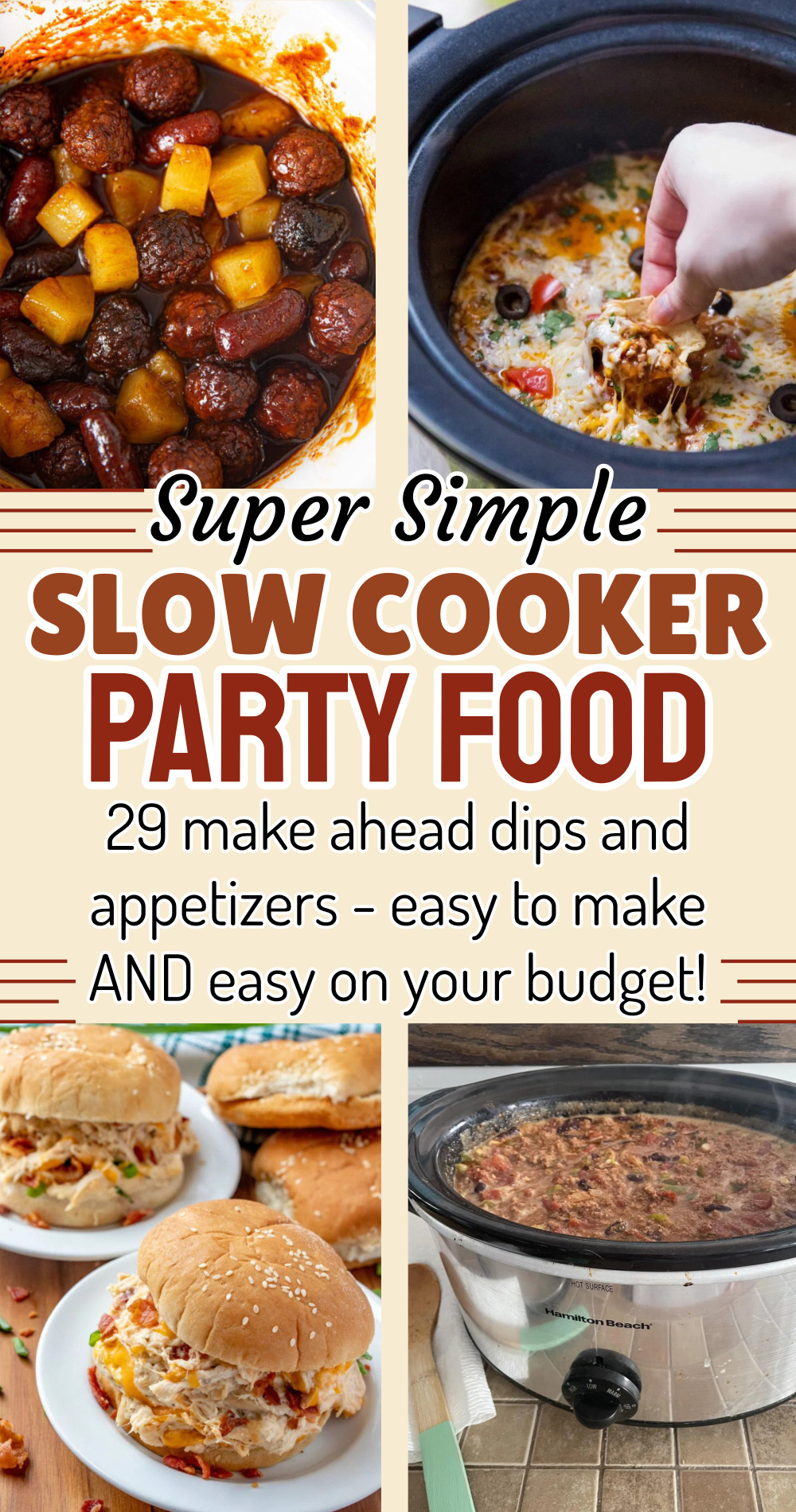 29 slow cooker party food recipes