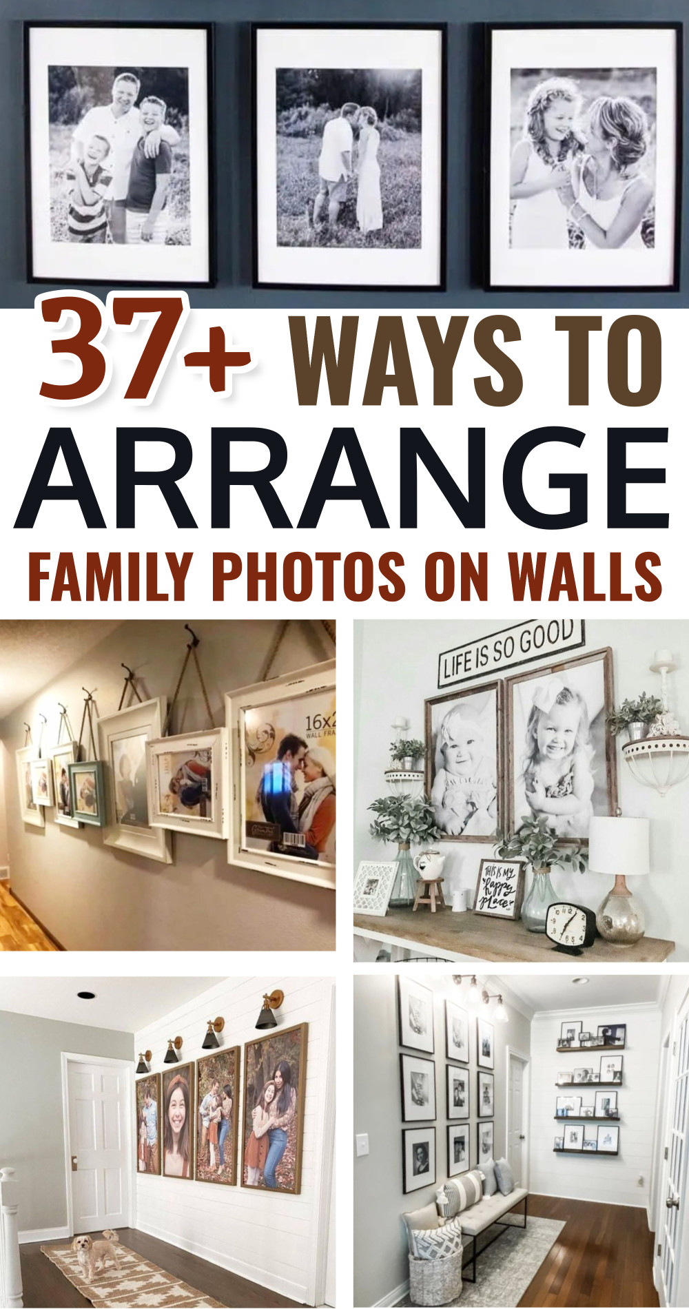 family photos wall decor