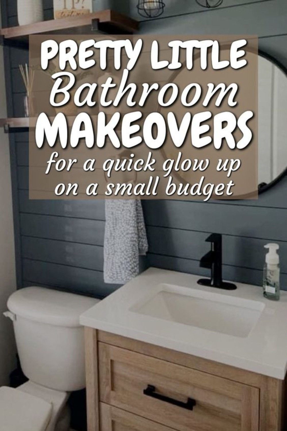 pretty little bathroom makeovers on a small budget