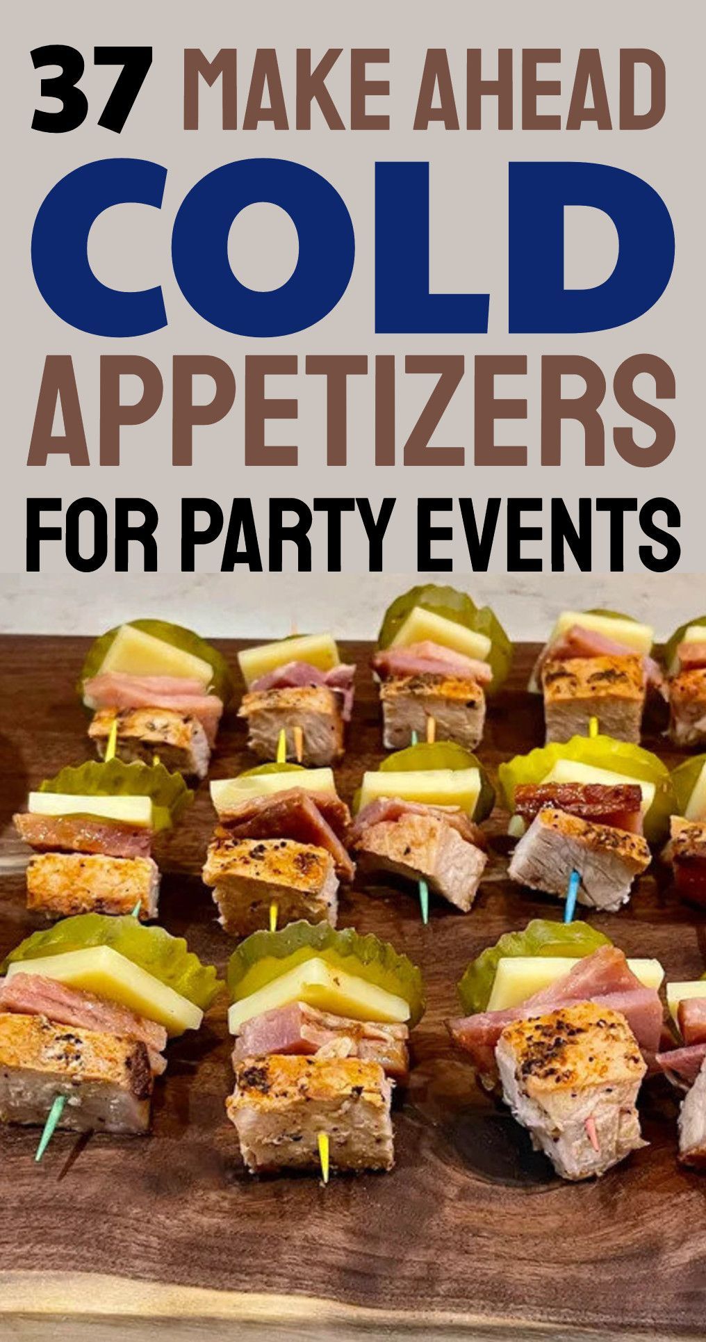 Cold Appetizers For Party Events