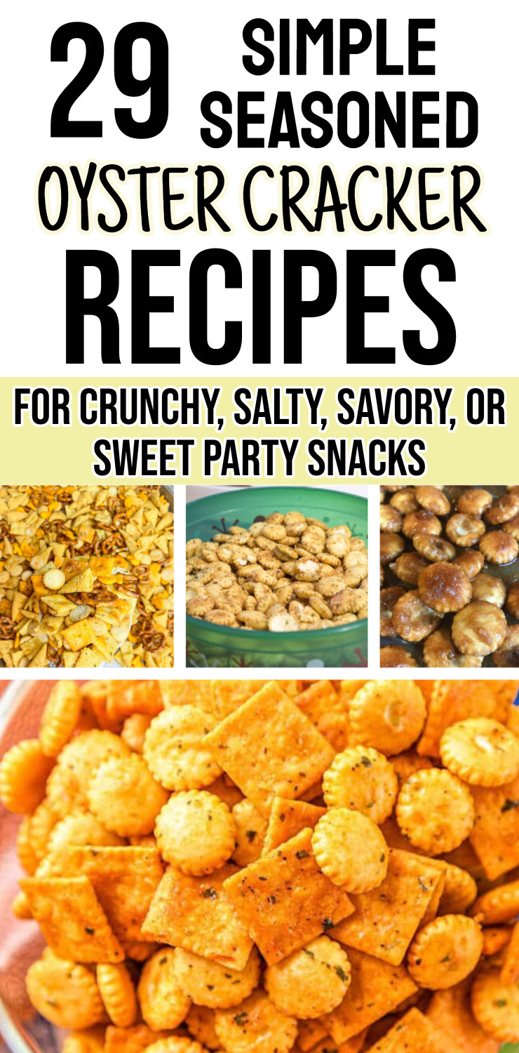 29 Seasoned Oyster Cracker Recipes For Crunchy, Salty, Savory, or Sweet Party Snacks