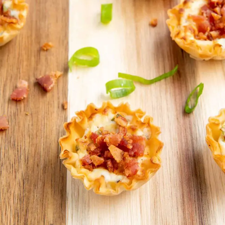Image for Bacon And Cheese Phyllo Cups