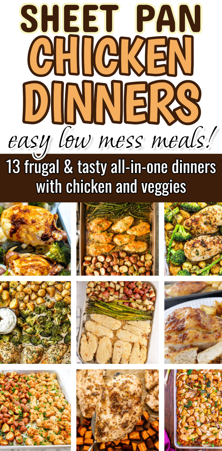 13 Chicken Sheet Pan Dinner Recipes For A Cheap and Tasty All-In-One Meal