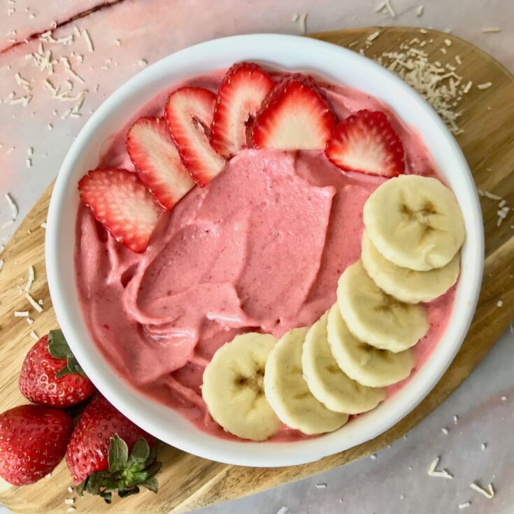 Image for Strawberry Banana Smoothie Bowl