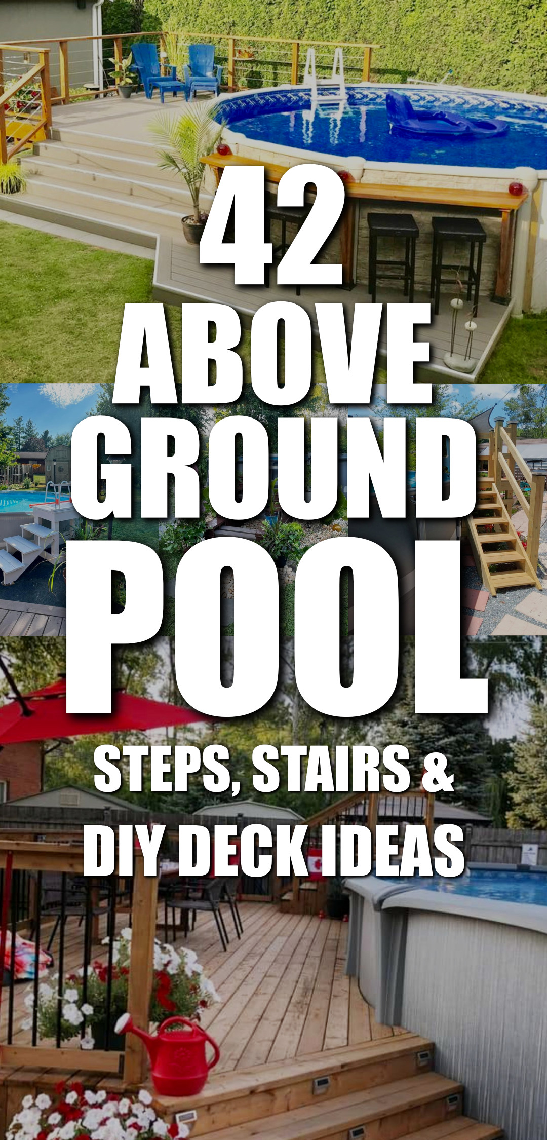 Pool and SPA - above ground pool steps ideas diy above ground pool stairs inspiring above ground pool ladder ideas diy wood stairs for above ground pool steps above deck above ground pool ideas on a budget diy above ground pool with deck off house simple half deck around above ground pool diy pool deck above ground on a budget - above ground pool deck ideas, round pool area decorating ideas, backyard pool ideas rectangle, cheap pool deck ideas, ladder ideas for above ground pool