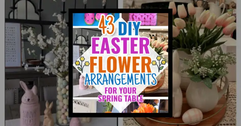 43 Easter Flower Arrangements To DIY For Your Spring Holiday Table