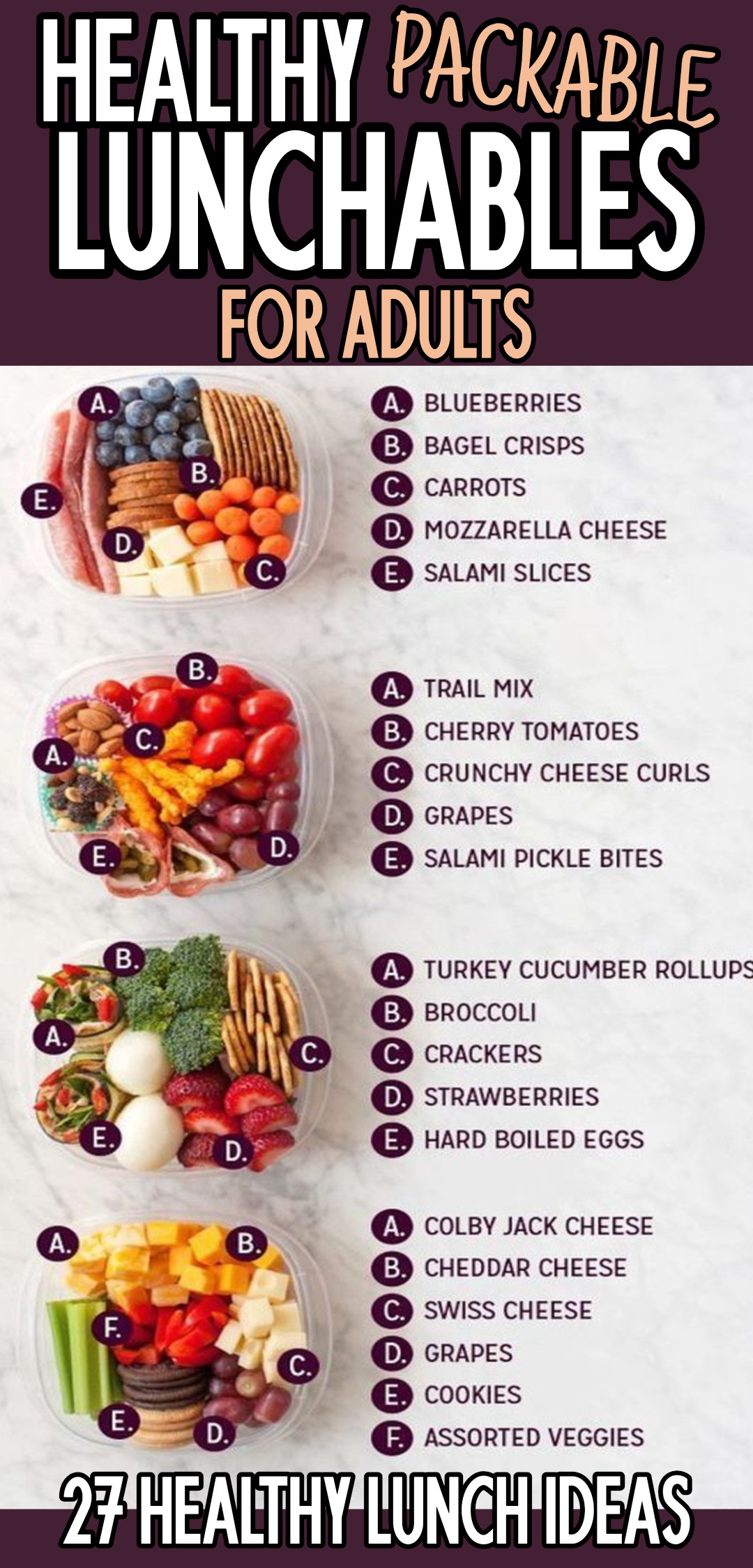 Easy At Home Lunch Ideas For Adults Trying To Eat Healthy (but are tired of salads!)