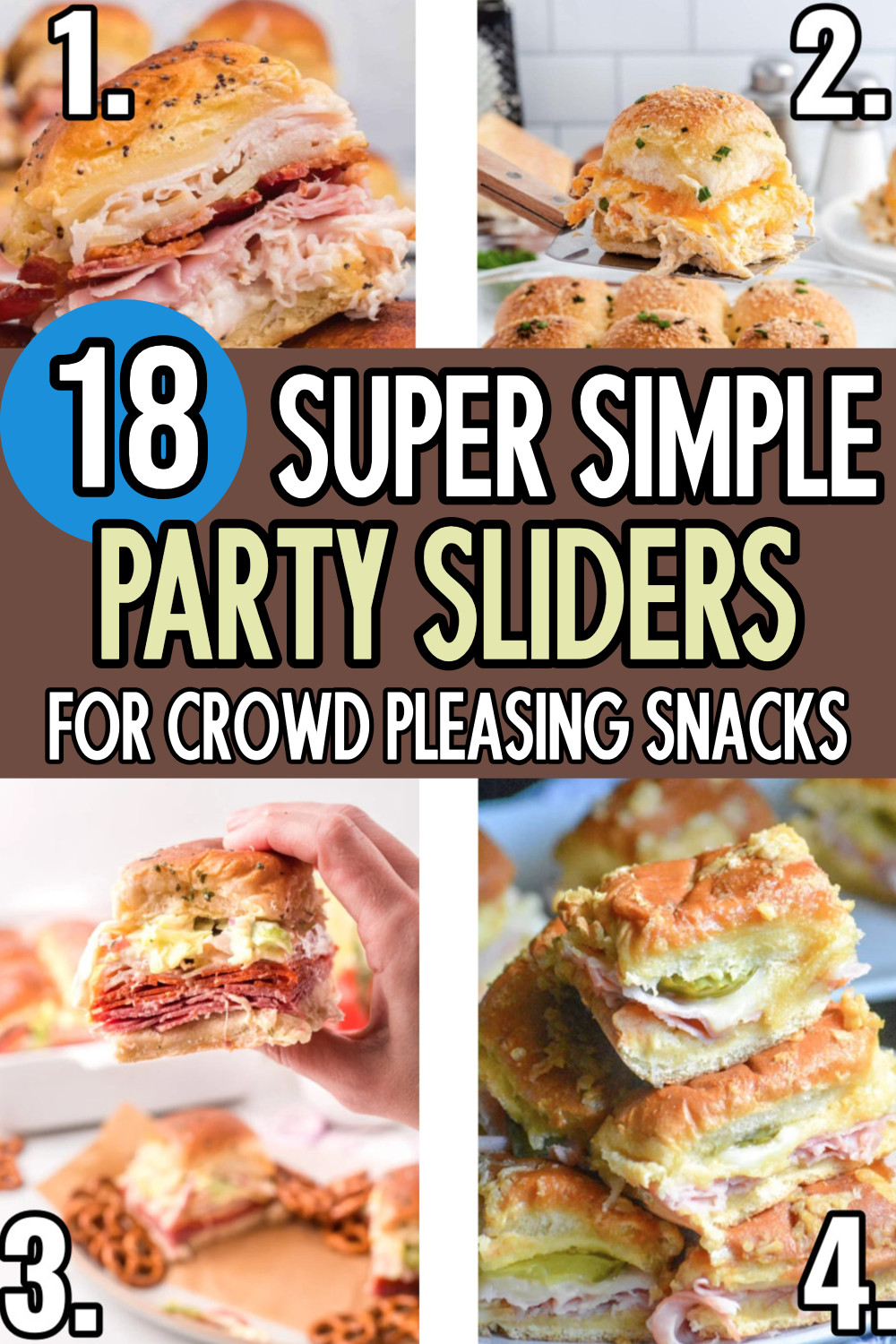 game day snack sandwiches and sliders