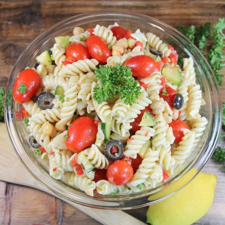 Image for Easy-Peasy Veggie Pasta Salad