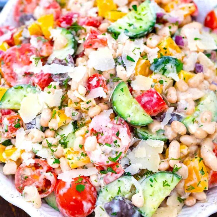 Image for Crunchy Bean Salad 