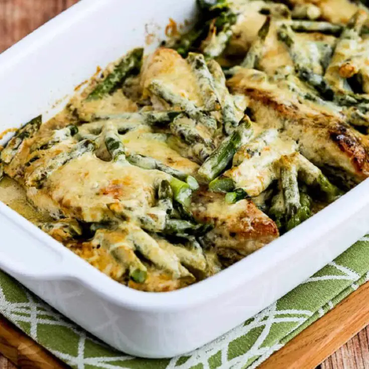 Image for Chicken and Asparagus with Three Cheeses