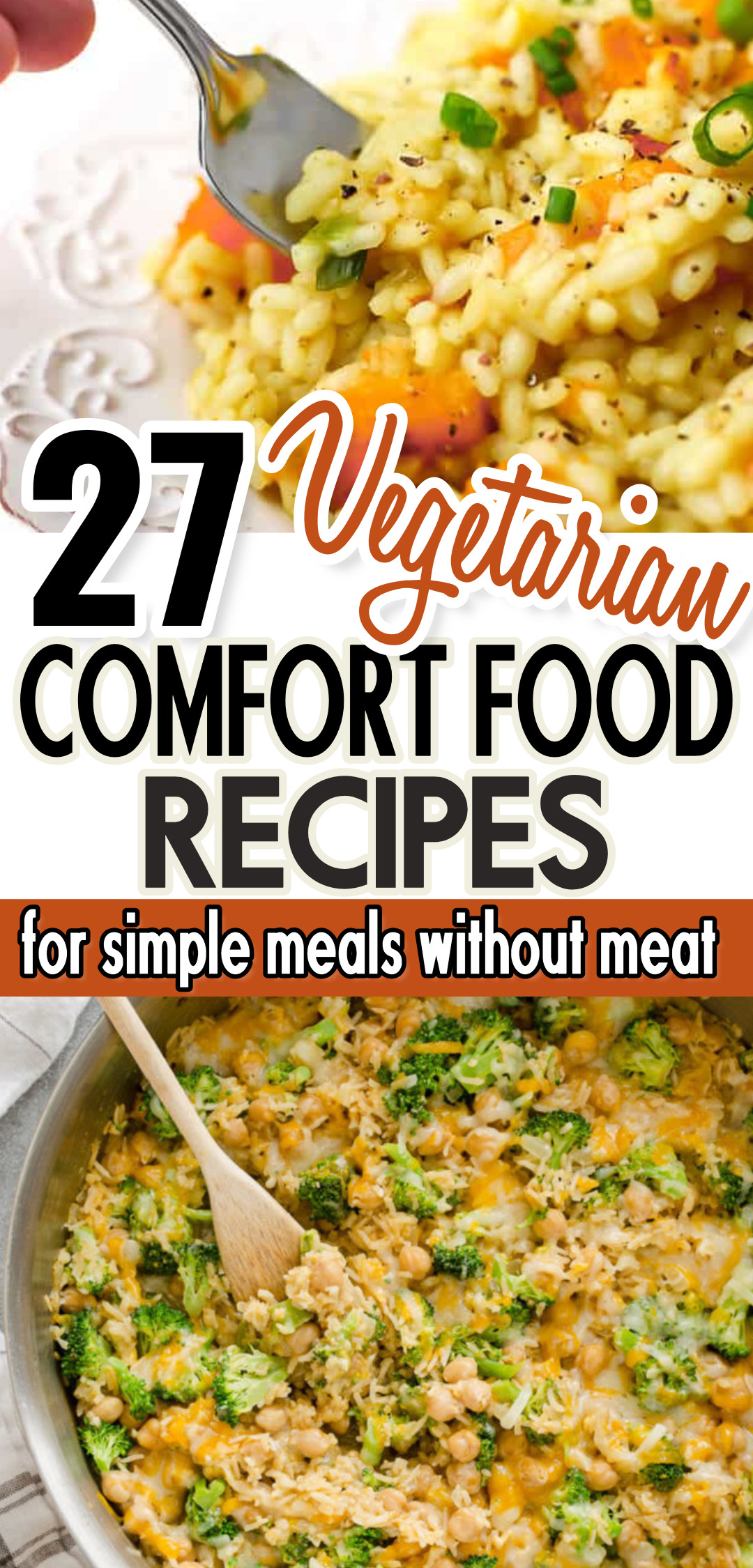 Butternut Squash Risotto and Cheesy Broccoli Rice Casserole
