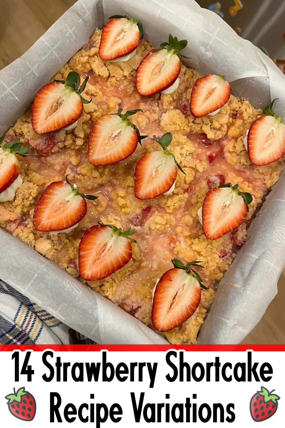 Strawberry Shortcake Bars