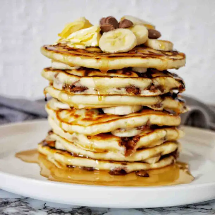 Image for Banana Chocolate Chip Pancakes