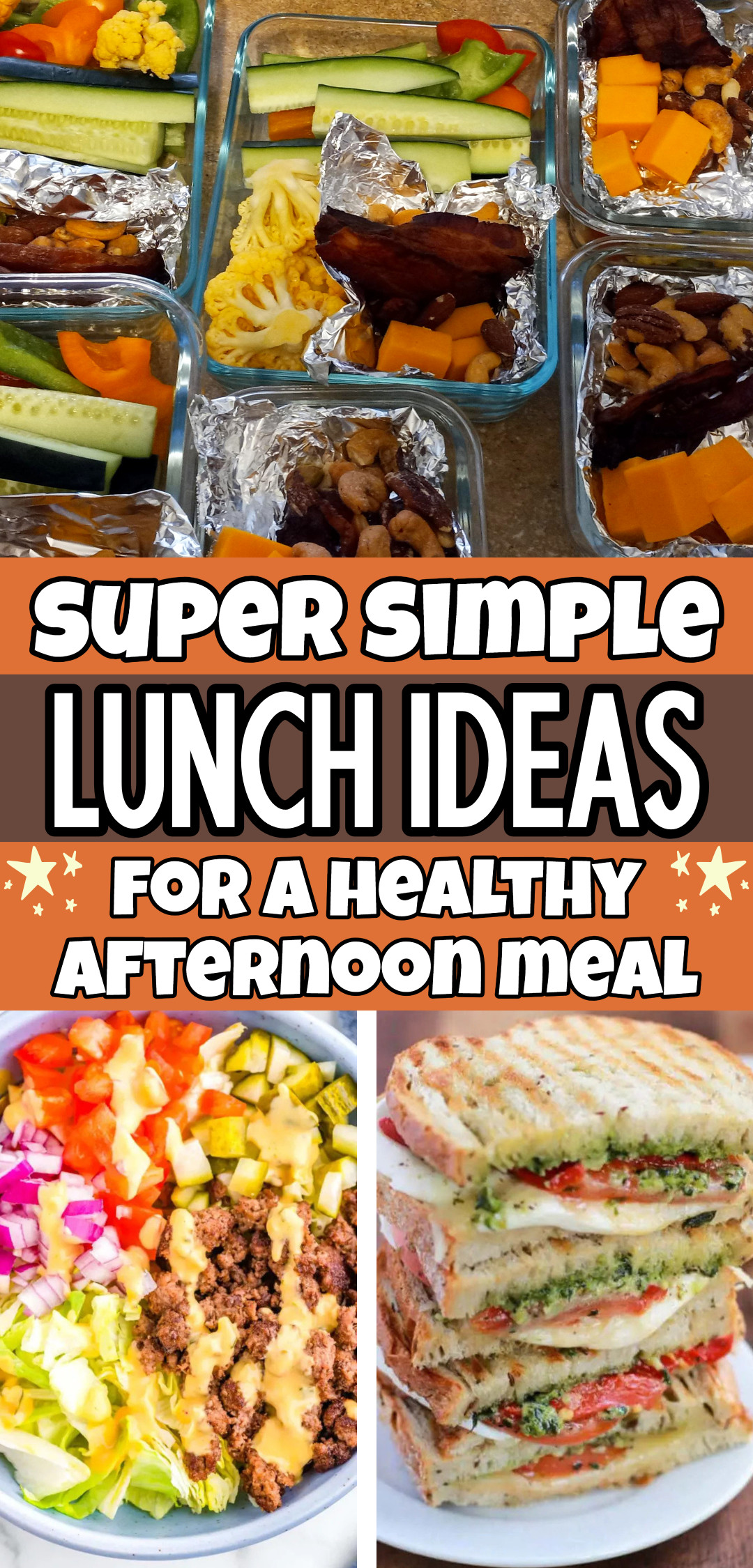 super simple lunch ideas for a healthy afternoon meal