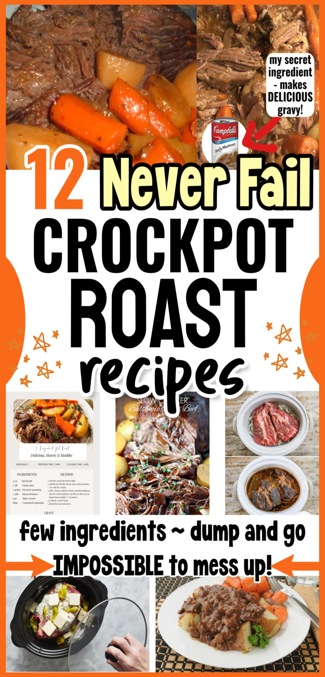 Never Fail Crockpot Roast Recipes